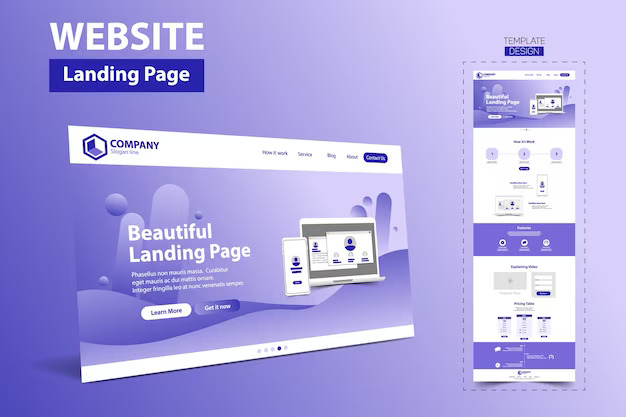 landing page